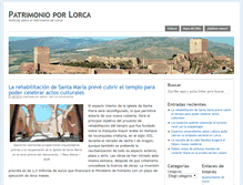 Tablet Screenshot of patrimonioxlorca.org